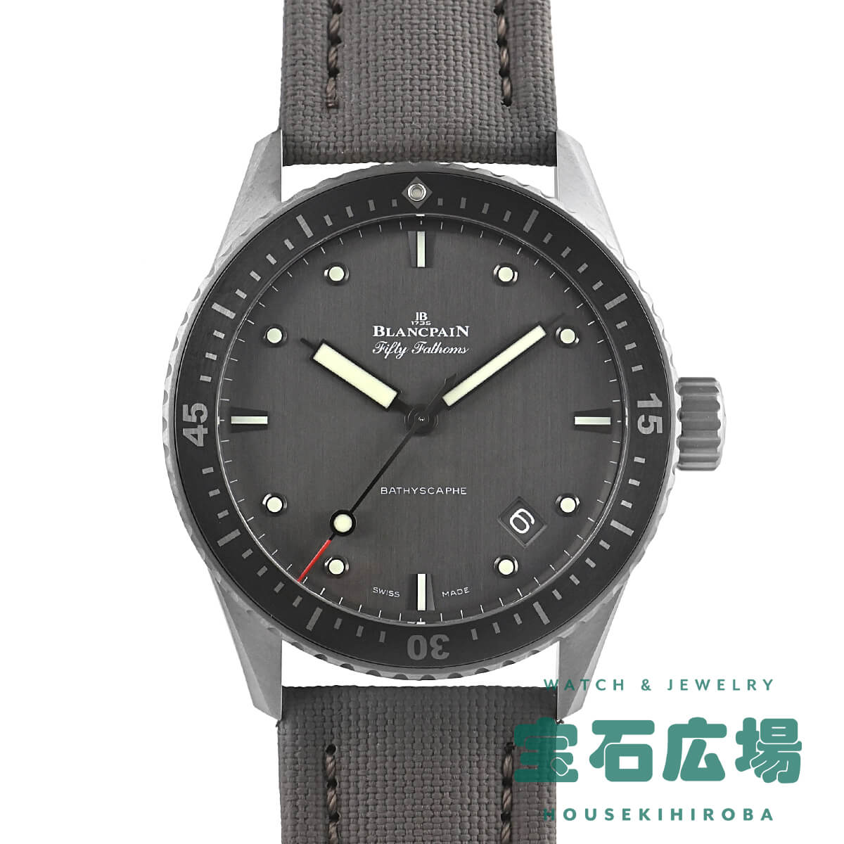 ブランパン BLANC PAIN フィフティファゾムス バチスカーフ 5000-1210-G52A 新品 メンズ 腕時計｜houseki-h