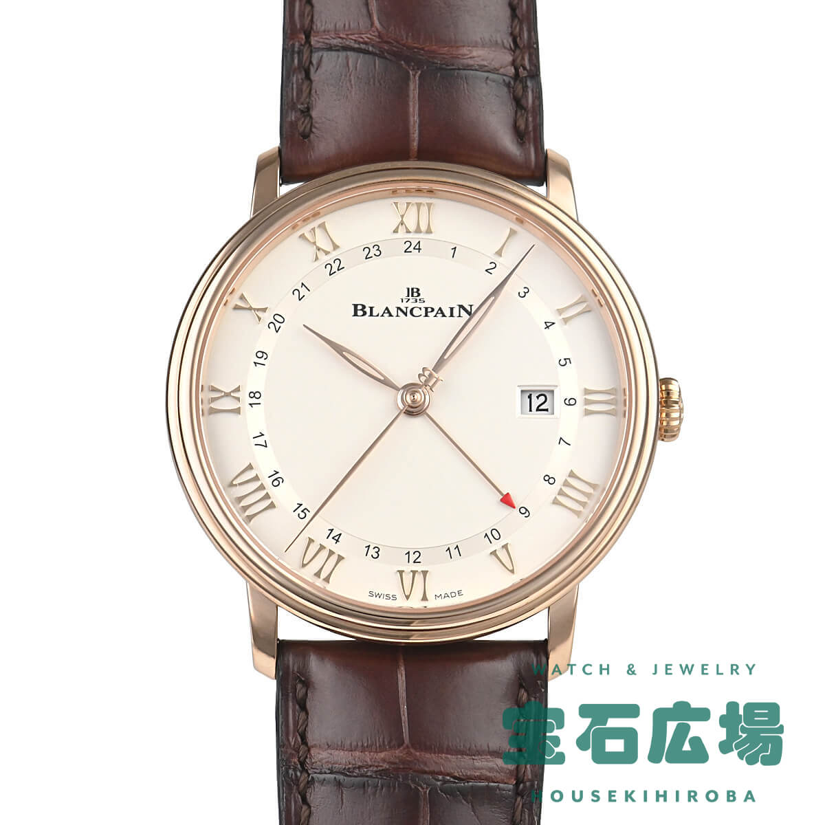 ブランパン BLANCPAIN ヴィルレ GMT デイト 6662-3642-55B 新品 メンズ 腕時計