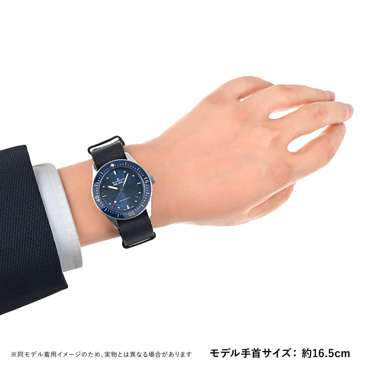ブランパン BLANCPAIN フィフティファゾムス バチスカーフ 5100-1140-NAOA 新品 メンズ 腕時計｜houseki-h｜08