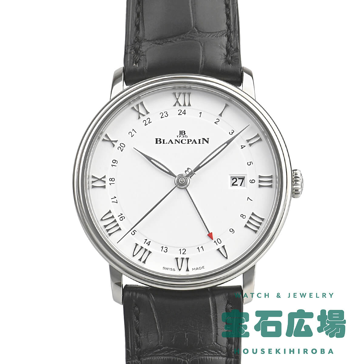 ブランパン BLANCPAIN ヴィルレ GMT デイト 6662-1127-55B 新品 メンズ 腕時計