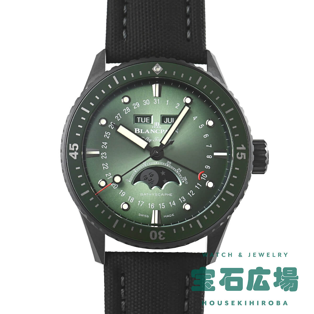 ブランパン BLANCPAIN フィフティ ファゾムス バチスカーフ コンプリートカレンダー ムーンフェイズ 5054-0153-B52A 新品 メンズ 腕時計