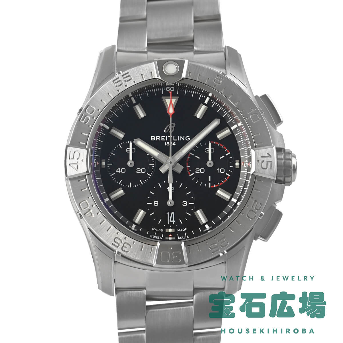 �u���C�g�����O BREITLING �A�x���W���[B01 �N���m�O���t42 AB0146101B1A1 �V�i �����Y �r���v