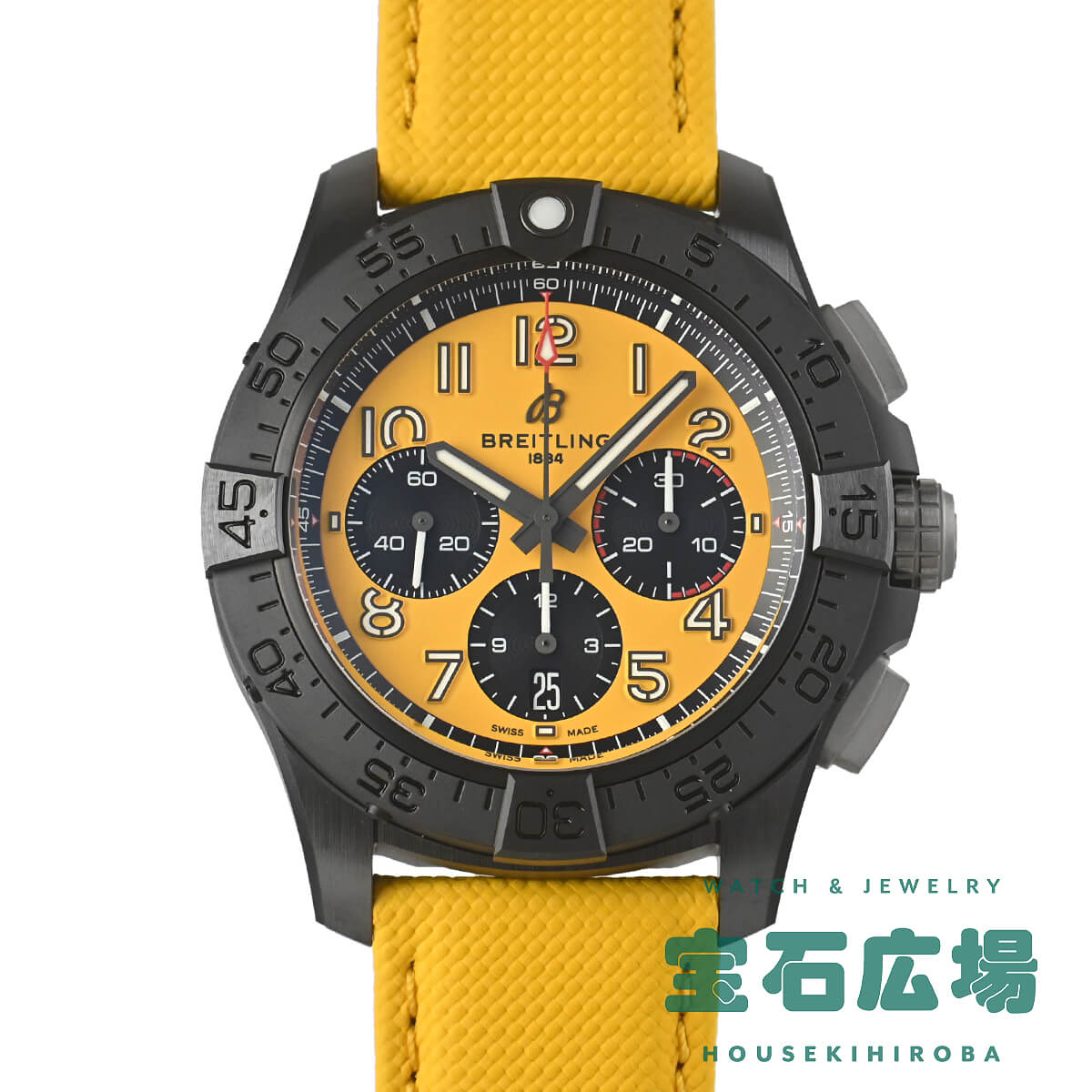 �u���C�g�����O BREITLING �A�x���W���[B01 �N���m�O���t44 �i�C�g�~�b�V���� SB0147101I1X1 �V�i �����Y �r���v