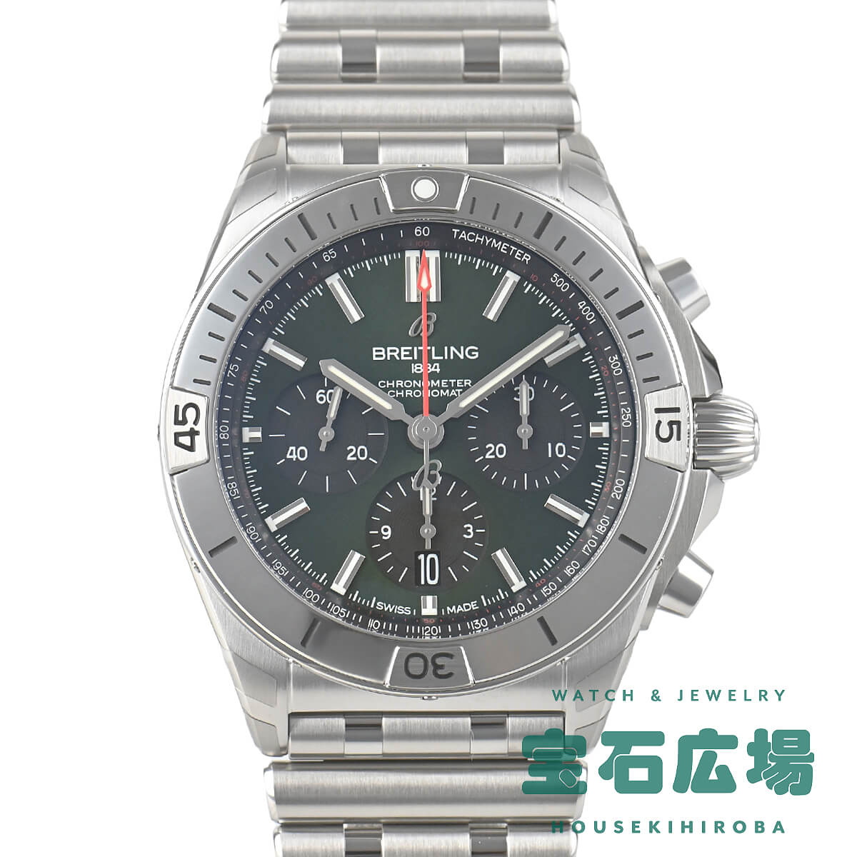 �u���C�g�����O BREITLING �N���m�}�b�gB01 42 AB0134101L2A1 �V�i �����Y �r���v