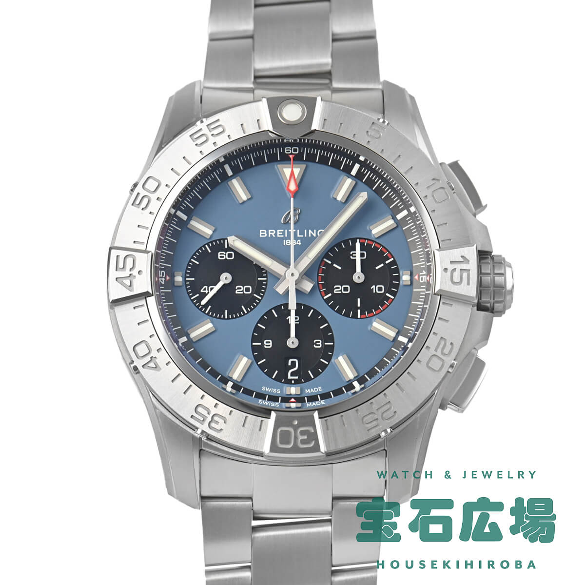 �u���C�g�����O BREITLING �A�x���W���[B01 �N���m�O���t44 AB0147101C1A1 �V�i �����Y �r���v