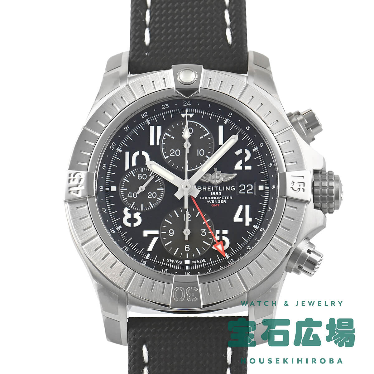 �u���C�g�����O BREITLING �A�x���W���[ �N���m�O���t GMT 45 A24315101B1X1 �V�i �����Y �r���v