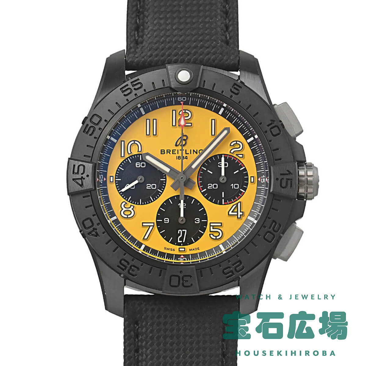 �u���C�g�����O BREITLING �A�x���W���[B01 �N���m�O���t44 �i�C�g �~�b�V���� SB0147101I1X2 �V�i �����Y �r���v
