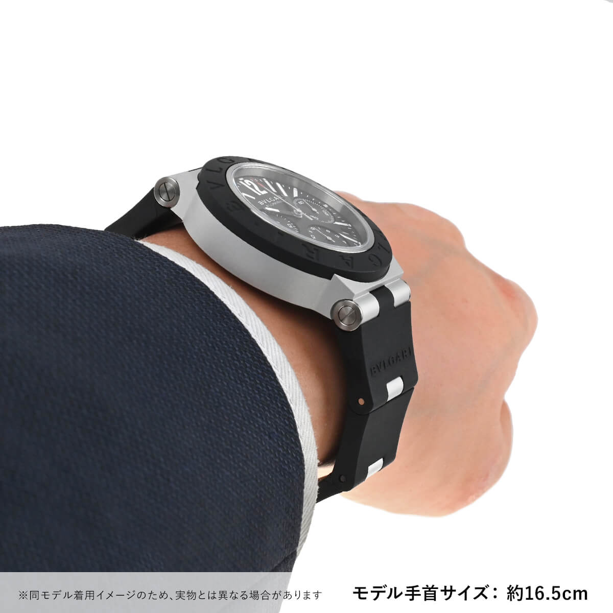 ブルガリ BVLGARI ブルガリ アルミニウム クロノグラフ 103868 新品 メンズ 腕時計｜houseki-h｜08