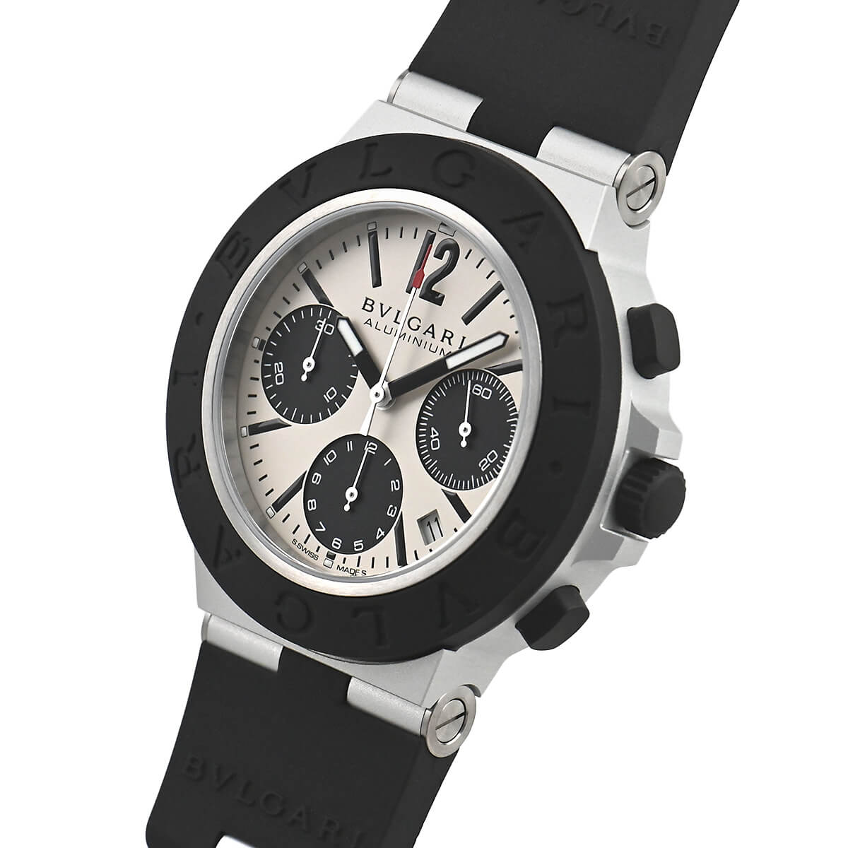 BVLGARI ブルガリ アルミニウム クロノグラフ 103722 新品 メンズ