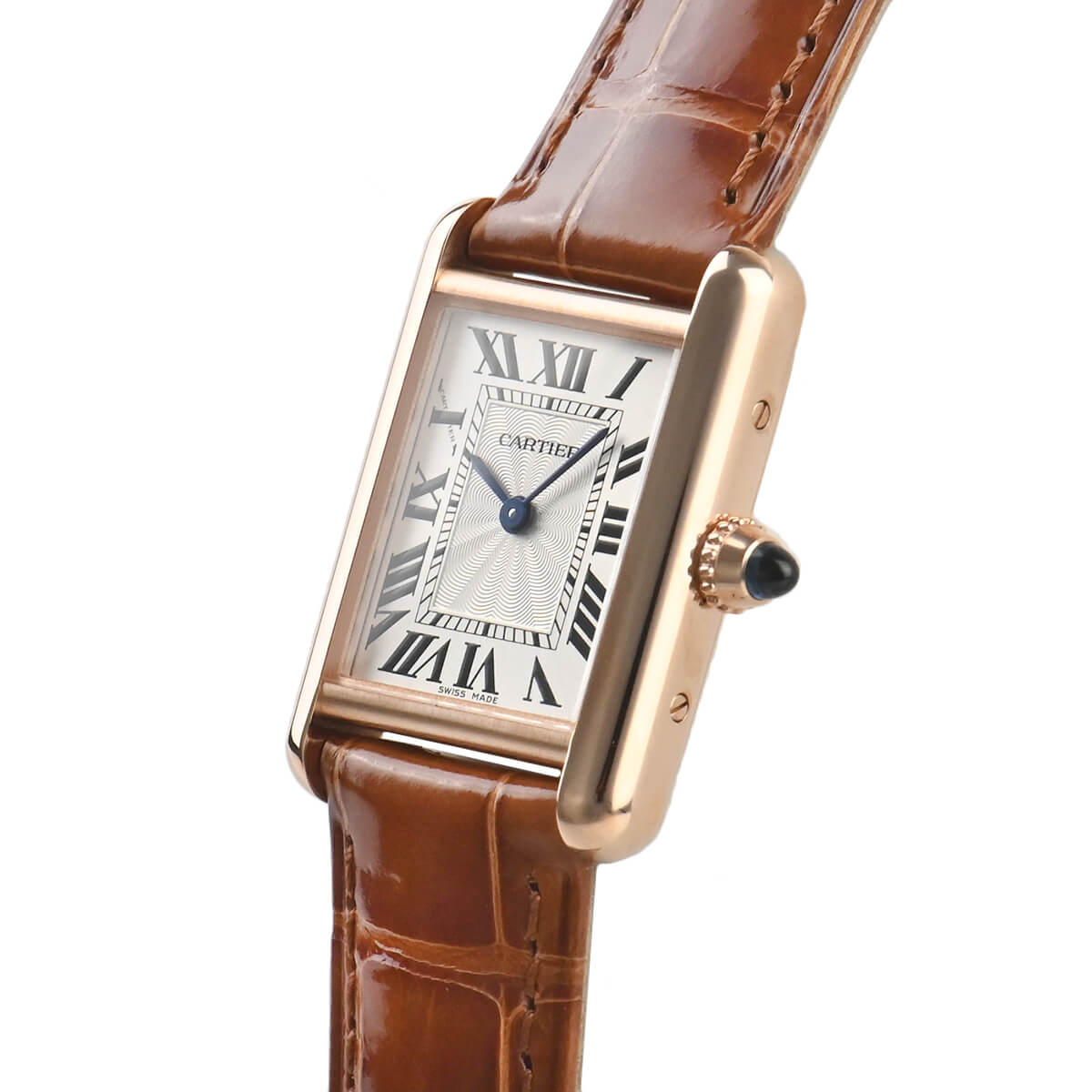 カルティエ CARTIER WJTA0010 タンク ルイ SM K18PG サイドダイヤ 手巻き レディース _808809 Cartier（カルティエ） CARTIER WJTA0010 タンク ルイ SM K18PG サイド