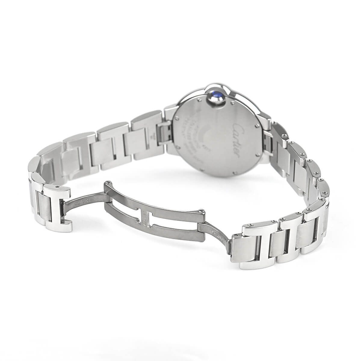 カルティエ Cartier バロンブルー ドゥ カルティエ WSBB0044 シルバー SS 自動巻き レディース 腕時計 カルティエ Cartier バロンブルー ドゥ カルティエ WSBB0044 シルバー