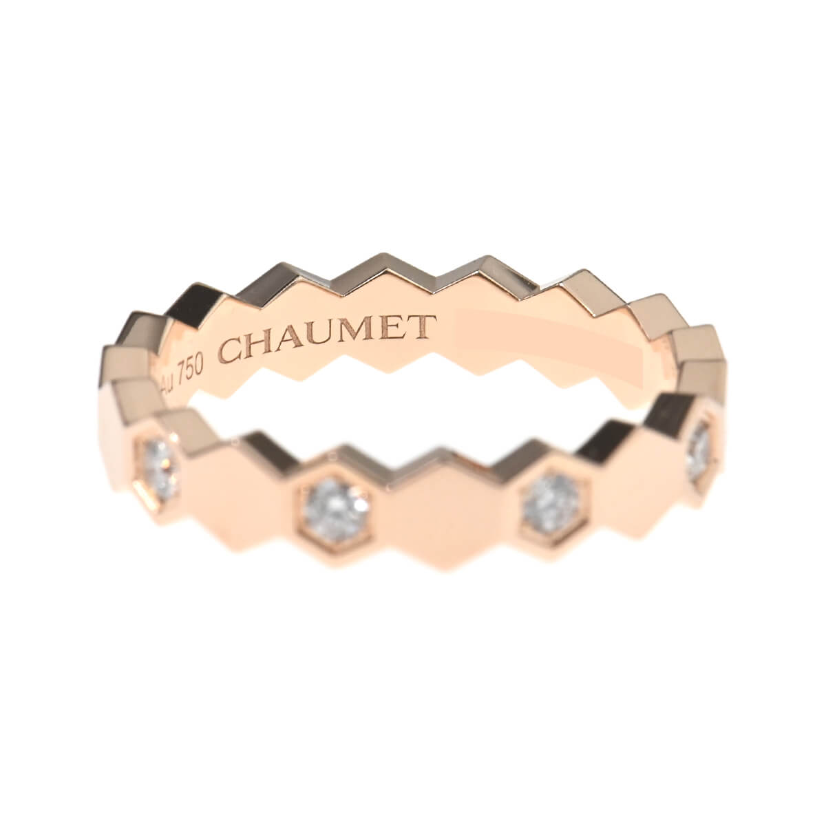 ショーメ ビーマイラブ ハニカム ハーフダイヤ 750 K18 47 2623 CHAUMET ショーメ ビーマイラブ ハニカム ハーフダイヤ リング