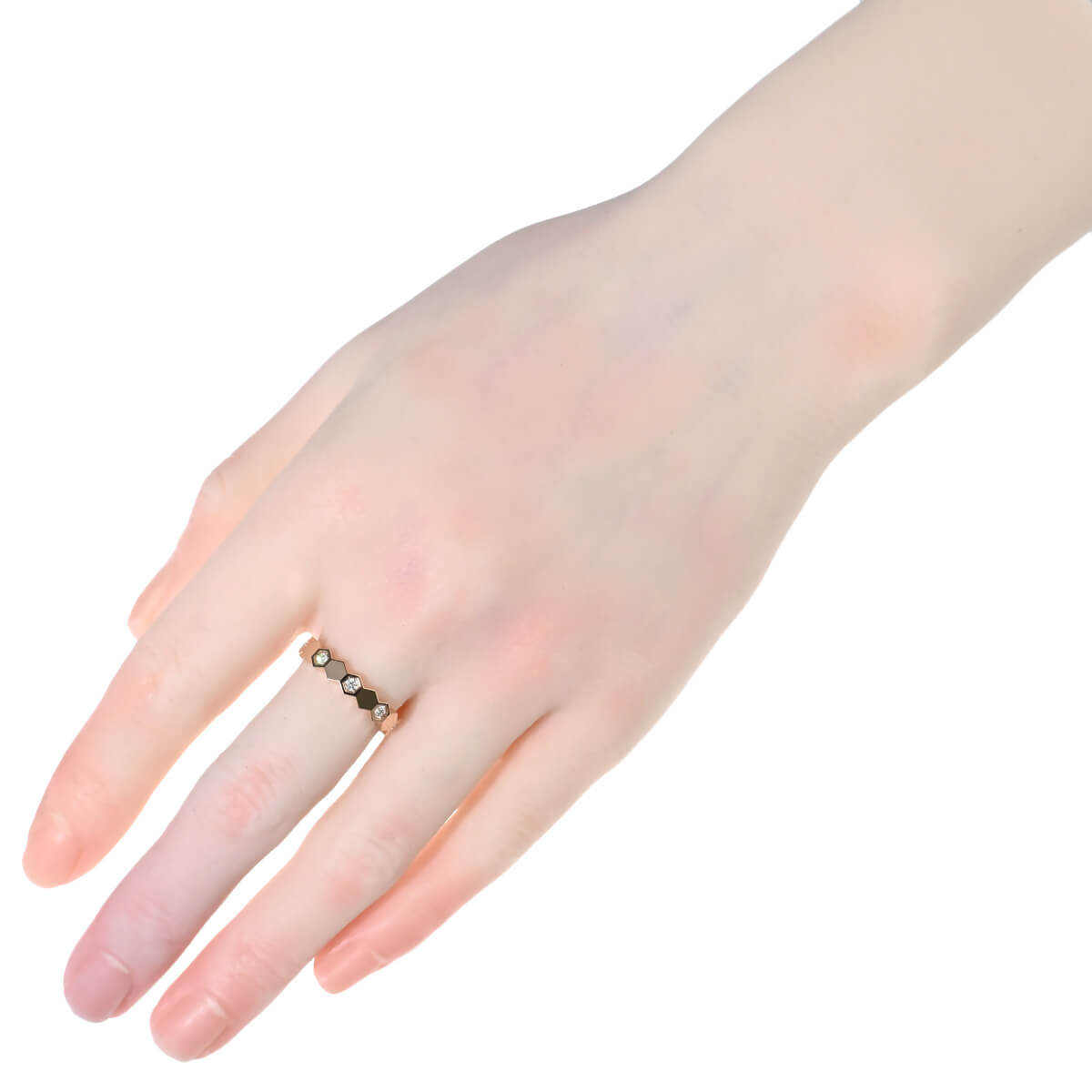ショーメ ビーマイラブ ハニカム ハーフダイヤ 750 K18 47 2623 CHAUMET ショーメ ビーマイラブ ハニカム ハーフダイヤ リング