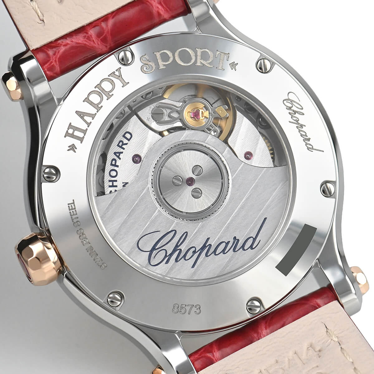 ショパール ハッピースポーツ 278573-6026 レディース 中古 腕時計 278573-6026 シルバー Chopard（ショパール）ハッピースポーツ 中古