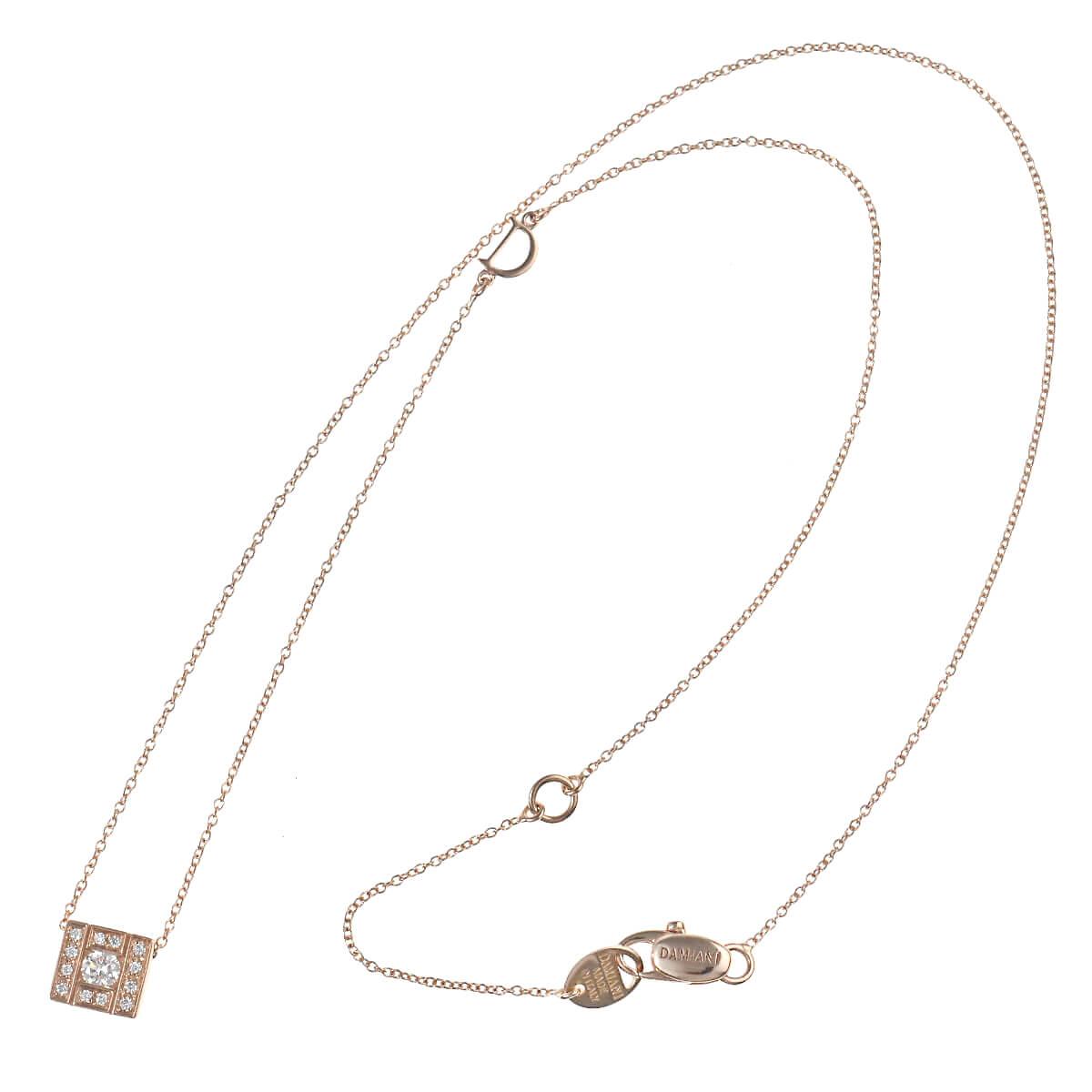 DAMIANI ダミアーニ ベルエポック キューブ ダイヤ ペンダント