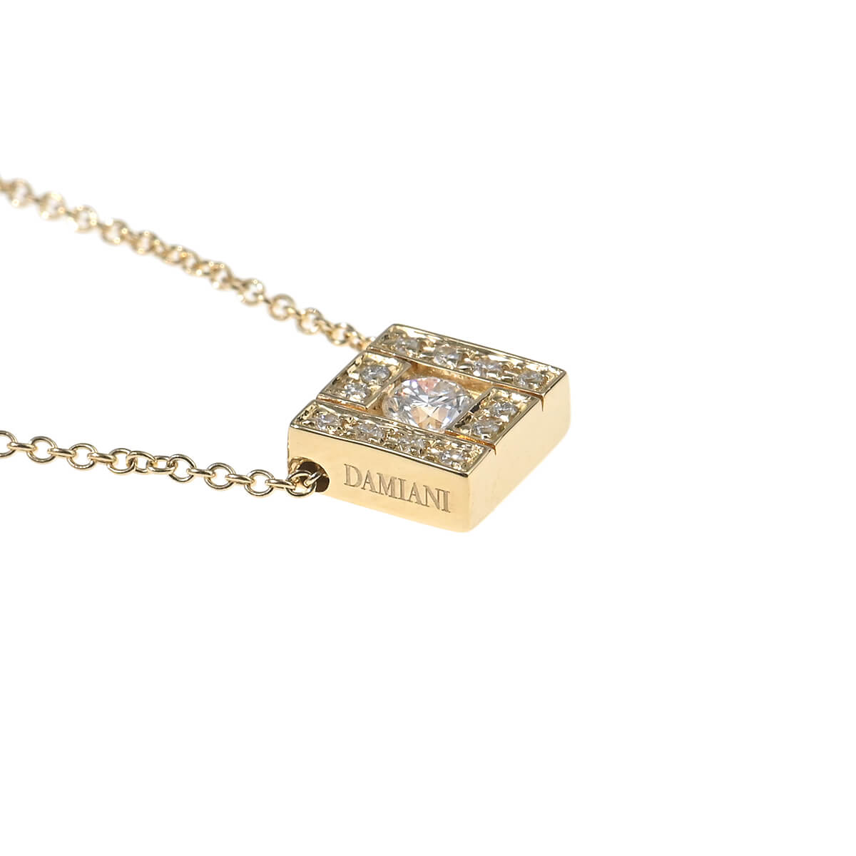 新品同様】 ダミアーニ DAMIANI ルミエール クロス ダイヤ ネックレス 