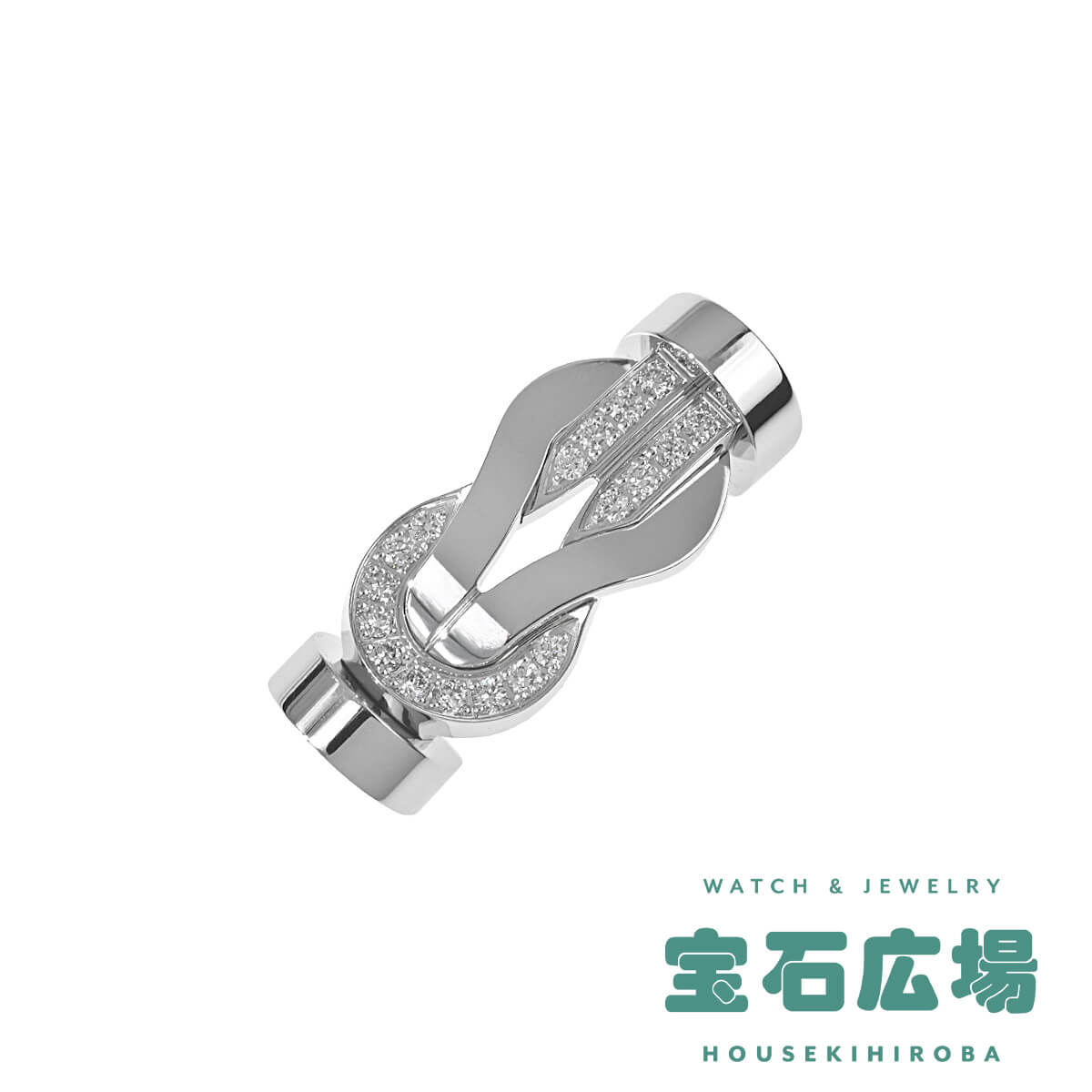 フレッド FRED シャンス アンフィニ ハーフダイヤ バックル（LM）メゾン設立80周年モデル 0B0100 新品 ユニセックス ジュエリー
