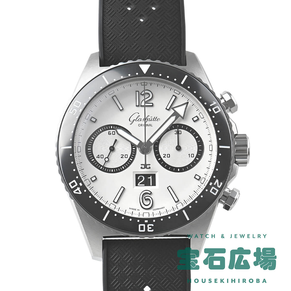 �O���X�q���b�e�E�I���W�i�� Glashutte Original SeaQ �N���m�O���t 1-37-23-03-80-33 �V�i �����Y �r���v