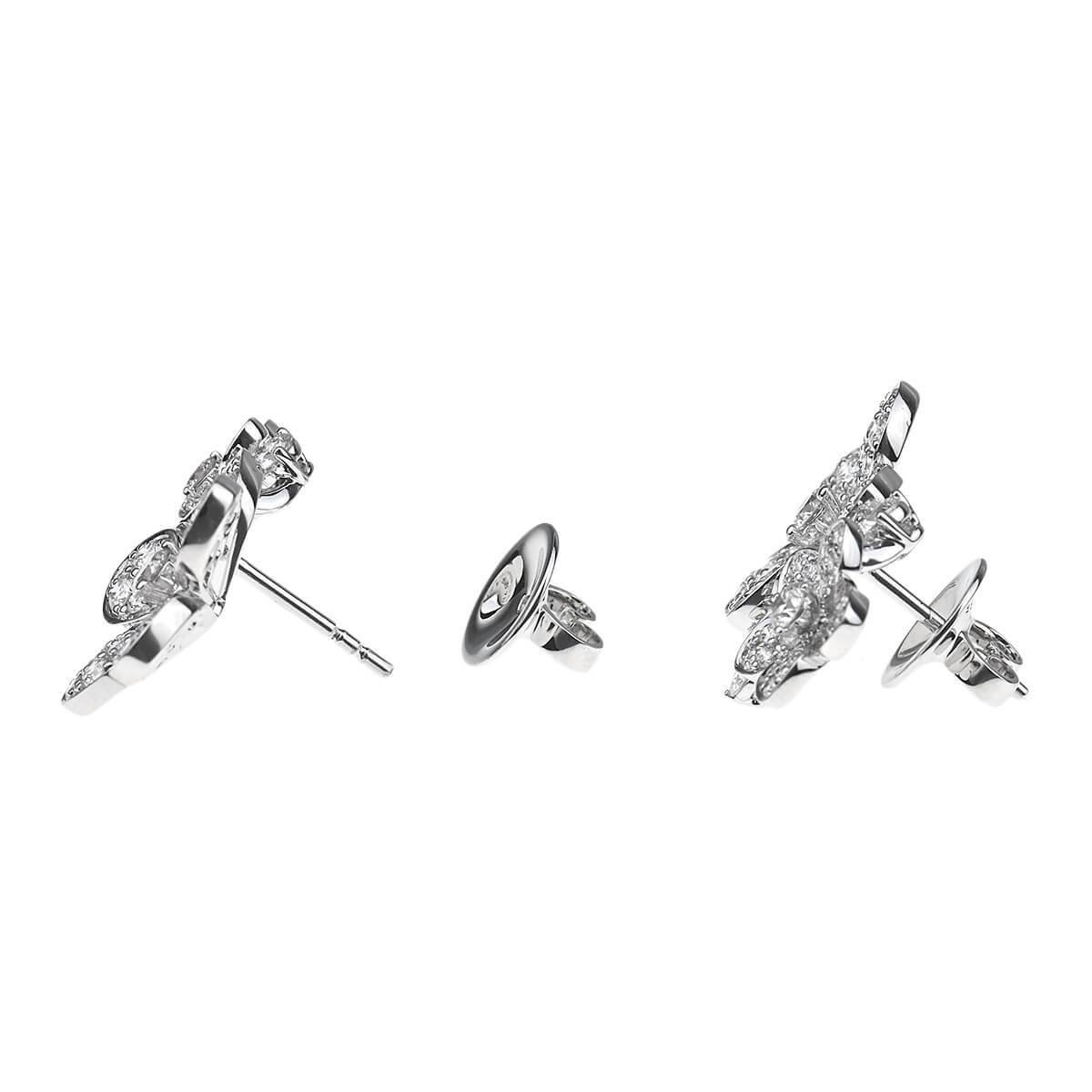 グラフ GRAFF ワイルドフラワー ダブル ダイヤ ピアス RGE1737 新品