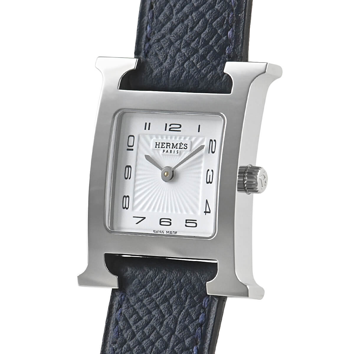 エルメス HERMES Hウォッチ HH1.210 アイボリー ステンレススチール クオーツ レディース 腕時計 HERMES - エルメス HERMES Hウォッチ HH1.210 アイボリー ステンレス