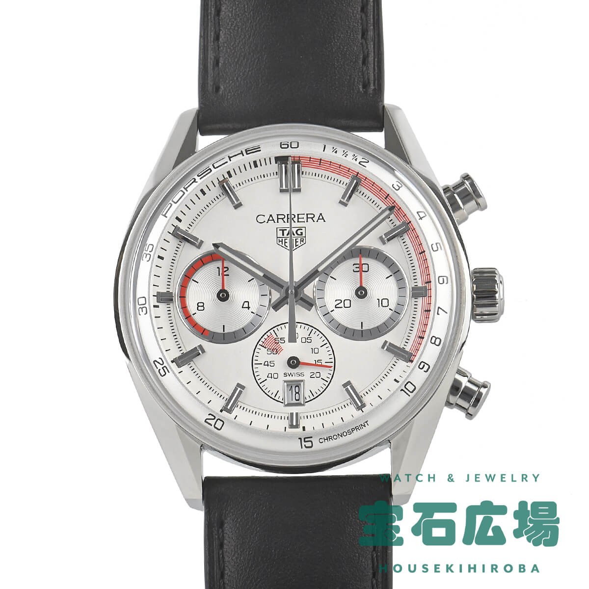 タグ・ホイヤー TAG Heuer タグ・ホイヤー カレラ クロノスプリント×ポルシェ CBS2011.FC6529 新品 メンズ 腕時計 :HO861:宝石広場ヤフー店