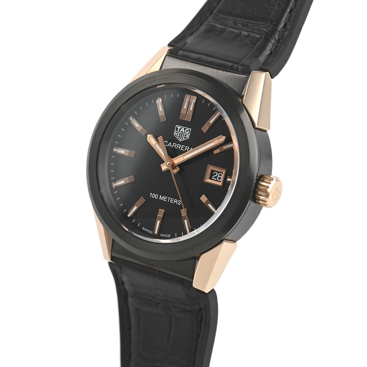 タグホイヤー ゴールド（TAG HEUER）（ベルトカラー：ブラック系）の