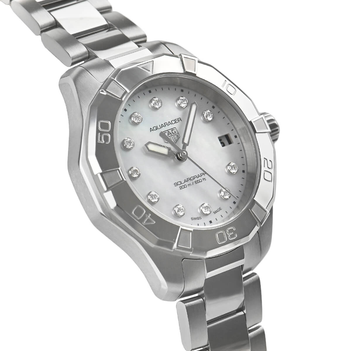 タグホイヤー/Tag Heuer/ボーイズ時計/アクアレーサー/プロフェッショナル200/SS/ホワイトシェル/WBP1312【LW398】 WBP1312.BA0005_1_2510.jpg