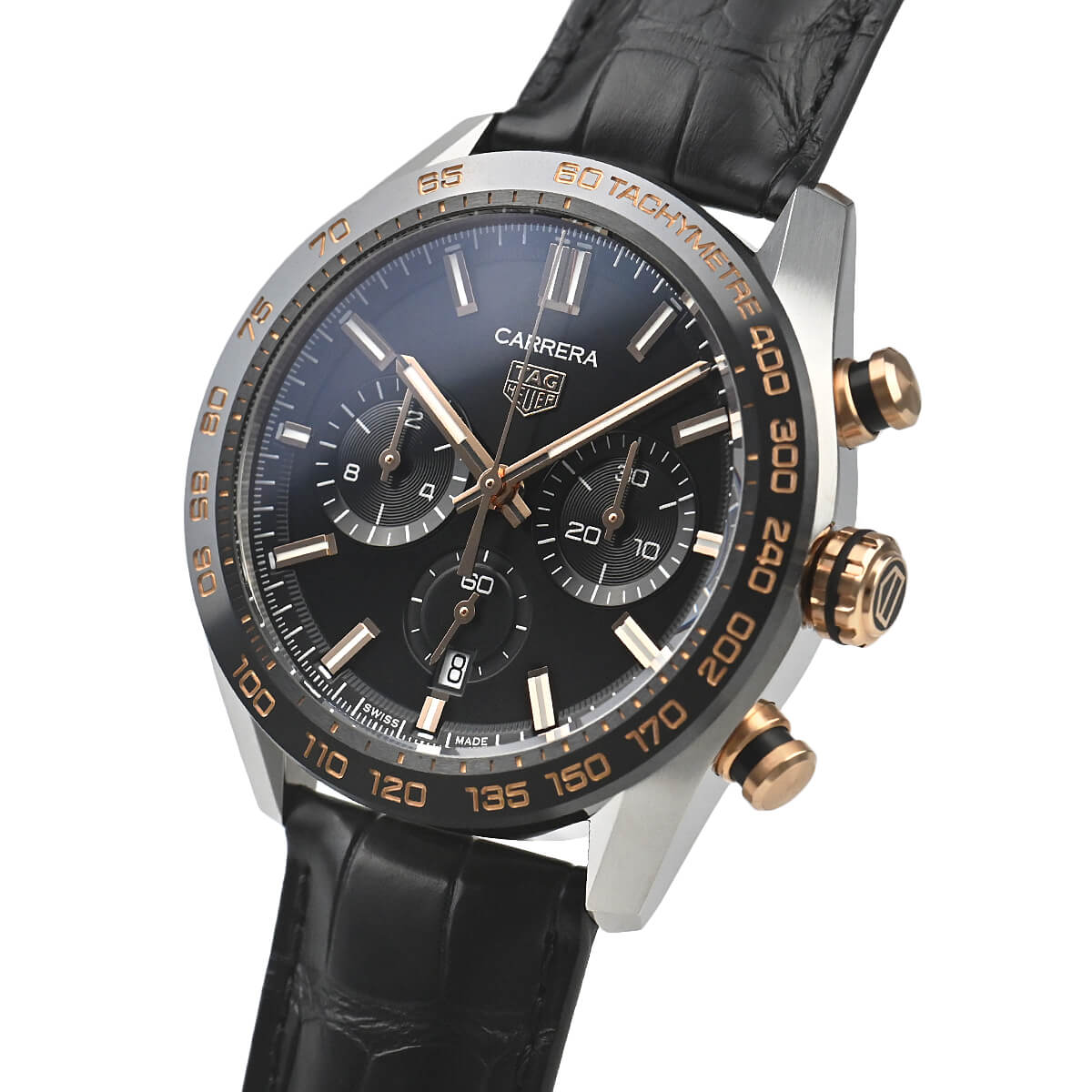 タグホイヤー ゴールド（TAG HEUER）（ベルトカラー：ブラック系）の