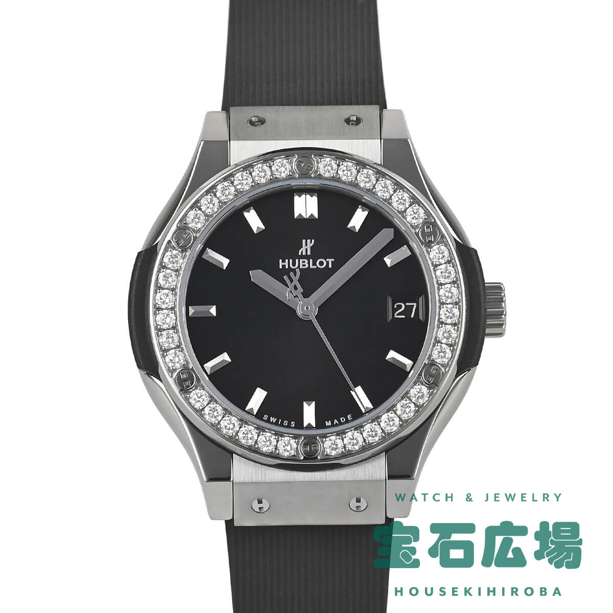 HUBLOT ウブロ クラシック・フュージョン チタニウム ダイヤモンド 581 