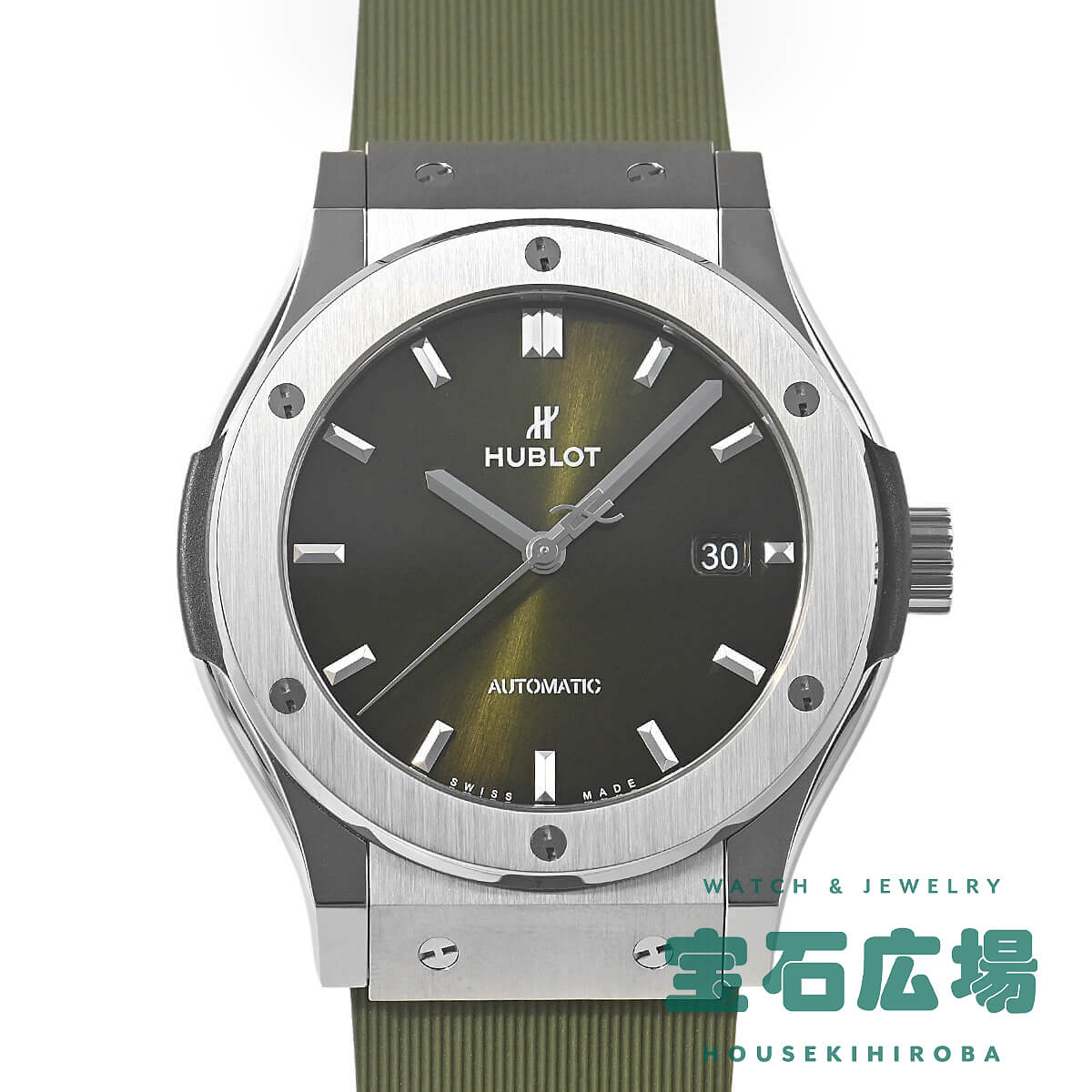 �E�u�� HUBLOT �N���V�b�N�E�t���[�W���� �`�^�j�E�� �O���[�� 542.NX.8970.RX �V�i �����Y �r���v