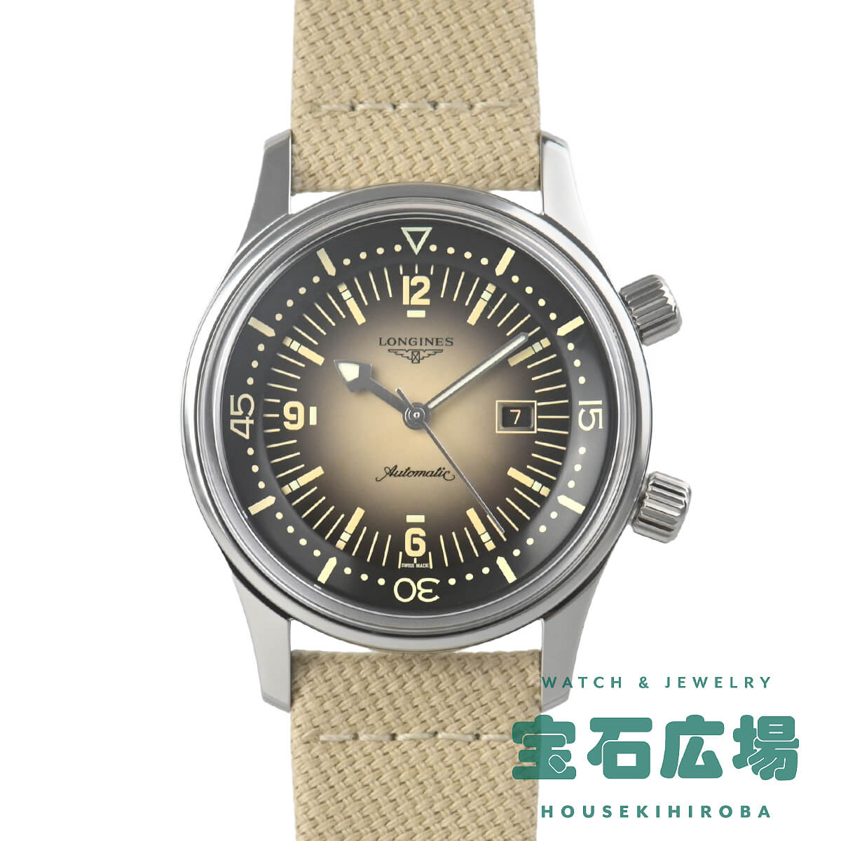 �����W�� LONGINES ���W�F���h�_�C�o�[ �f�C�g L3.374.4.30.2 �V�i ���j�Z�b�N�X �r���v