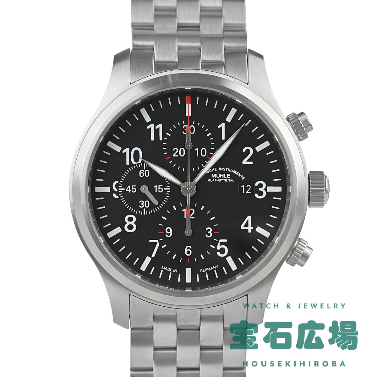 ミューレ・グラスヒュッテ MUHLE GLASHUTTE Terrasport I Chronograph M1-37-74-MB 新品 メンズ 腕時計