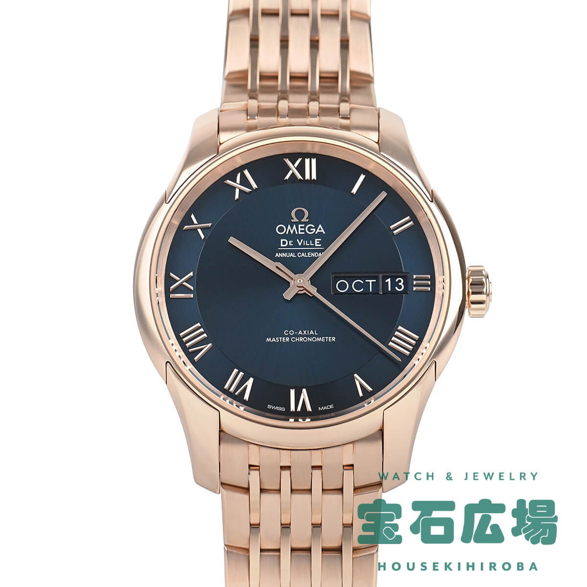 オメガ OMEGA デ・ヴィル アワービジョン コーアクシャル アニュアルカレンダー 433.50.41.22.03.001 新品 メンズ 腕時計