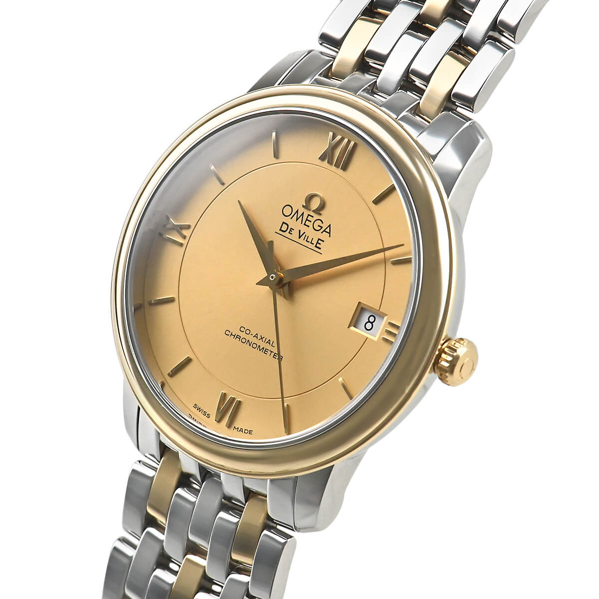 新品電池 稼働】OMEGA オメガ デ・ヴィル プレステージ メンズ
