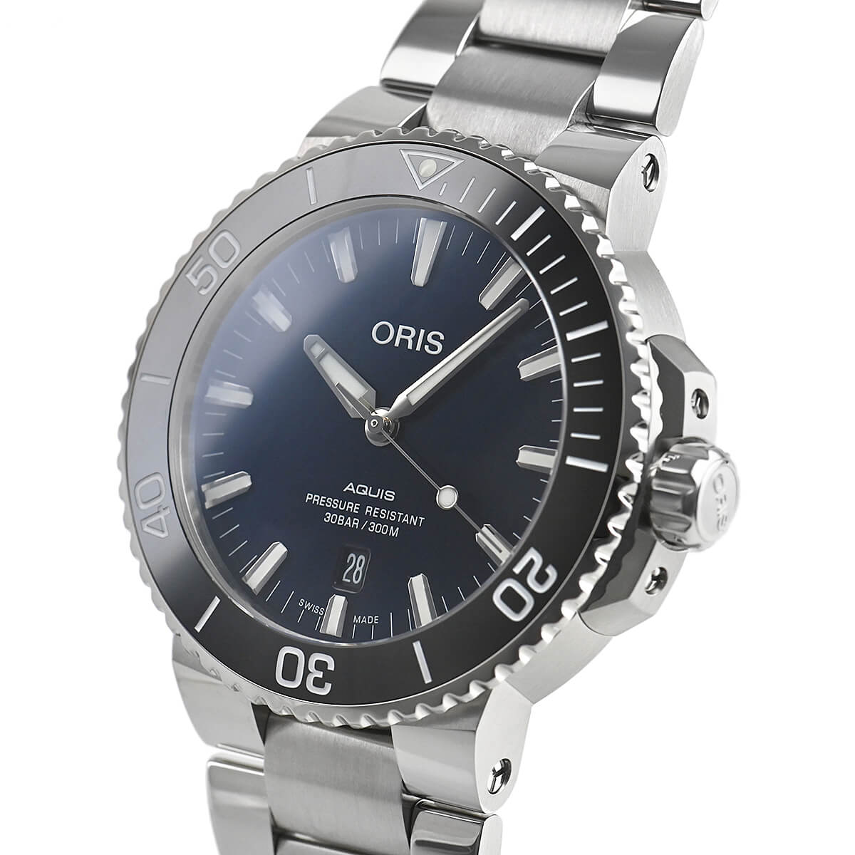 オリス ORIS アクイスデイト 01 733 7730 4135-07 8 24 05PEB 新品 メンズ 腕時計｜houseki-h｜02