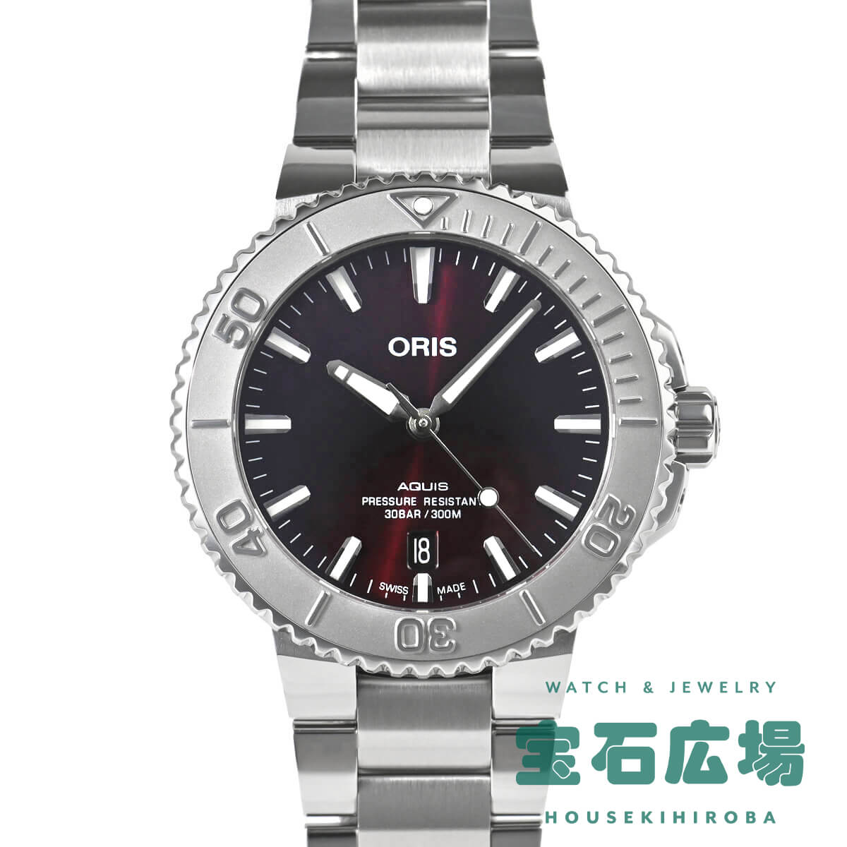 オリス ORIS アクイスデイト レリーフ 01 733 7766 4158-07 8 22 05PEB 新品 メンズ 腕時計