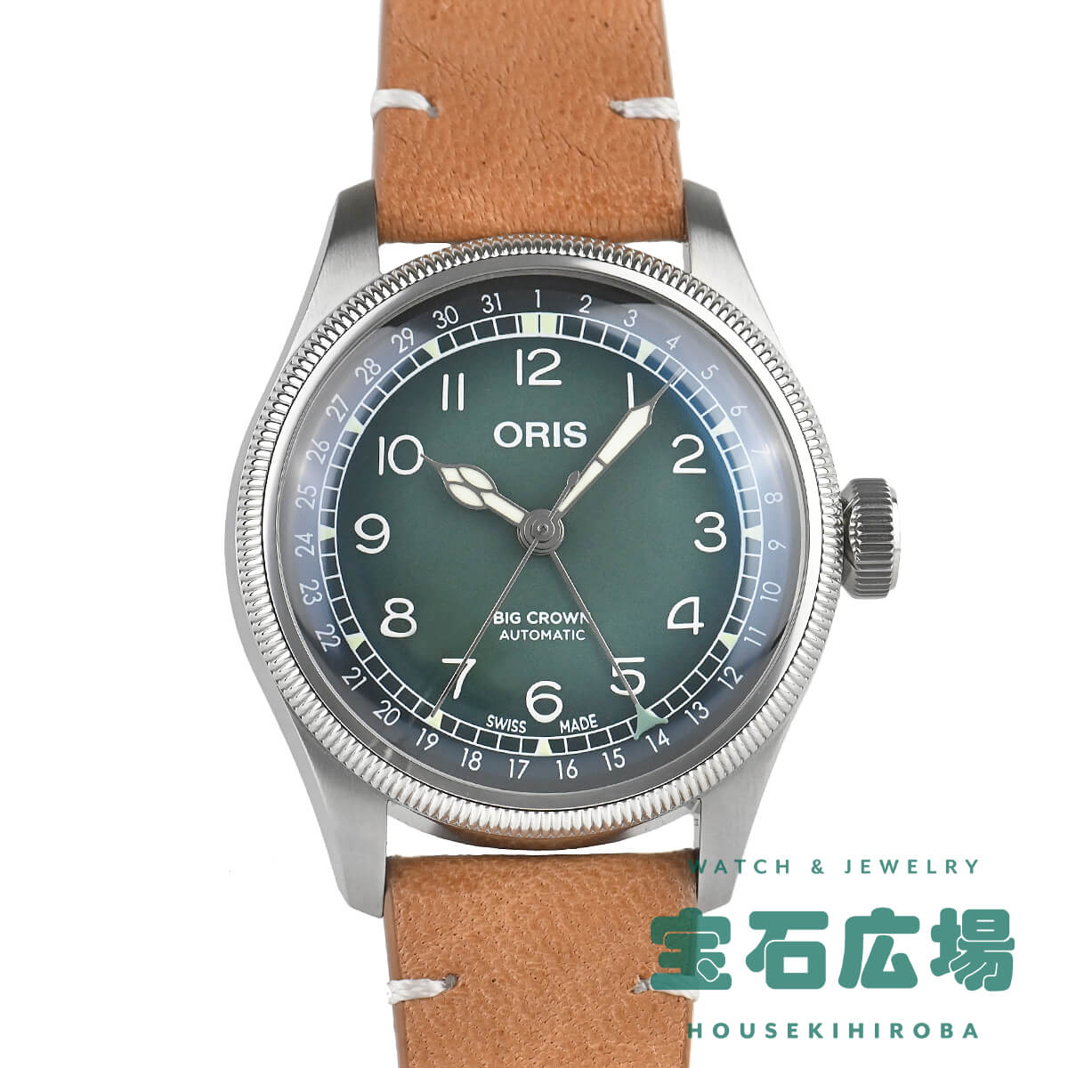 オリス ORIS ビッグクラウン チェルボ ボランテ 01 754 7779 4067-SET 新品 メンズ 腕時計