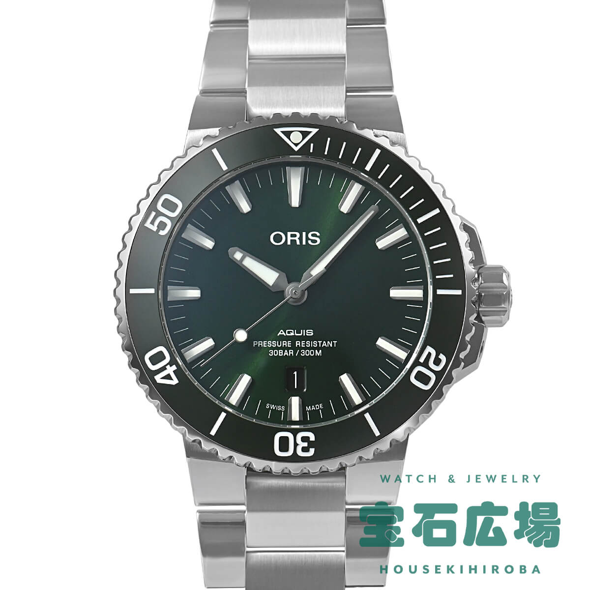 オリス ORIS アクイスデイト 01 733 7730 4157-07 8 24 05PEB 新品 メンズ 腕時計