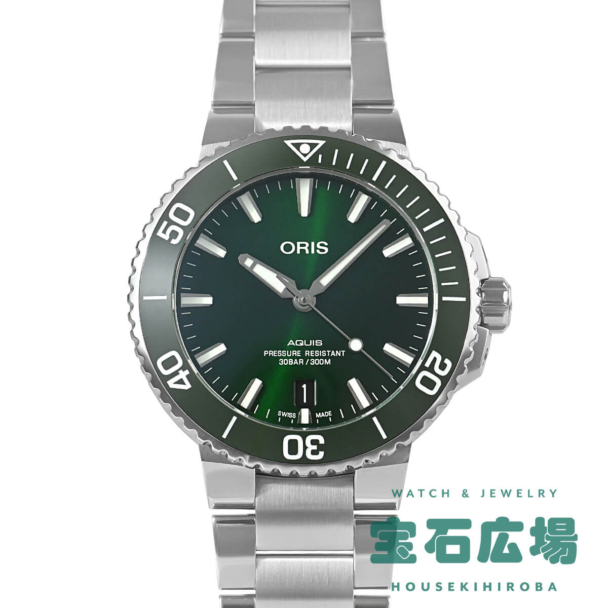 オリス ORIS アクイスデイト 01 733 7732 4157-07 8 21 05PEB 新品 メンズ 腕時計