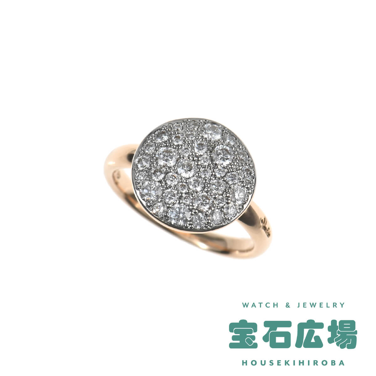 ポメラート POMELLATO サッビア（ラウンド） パヴェダイヤ リング