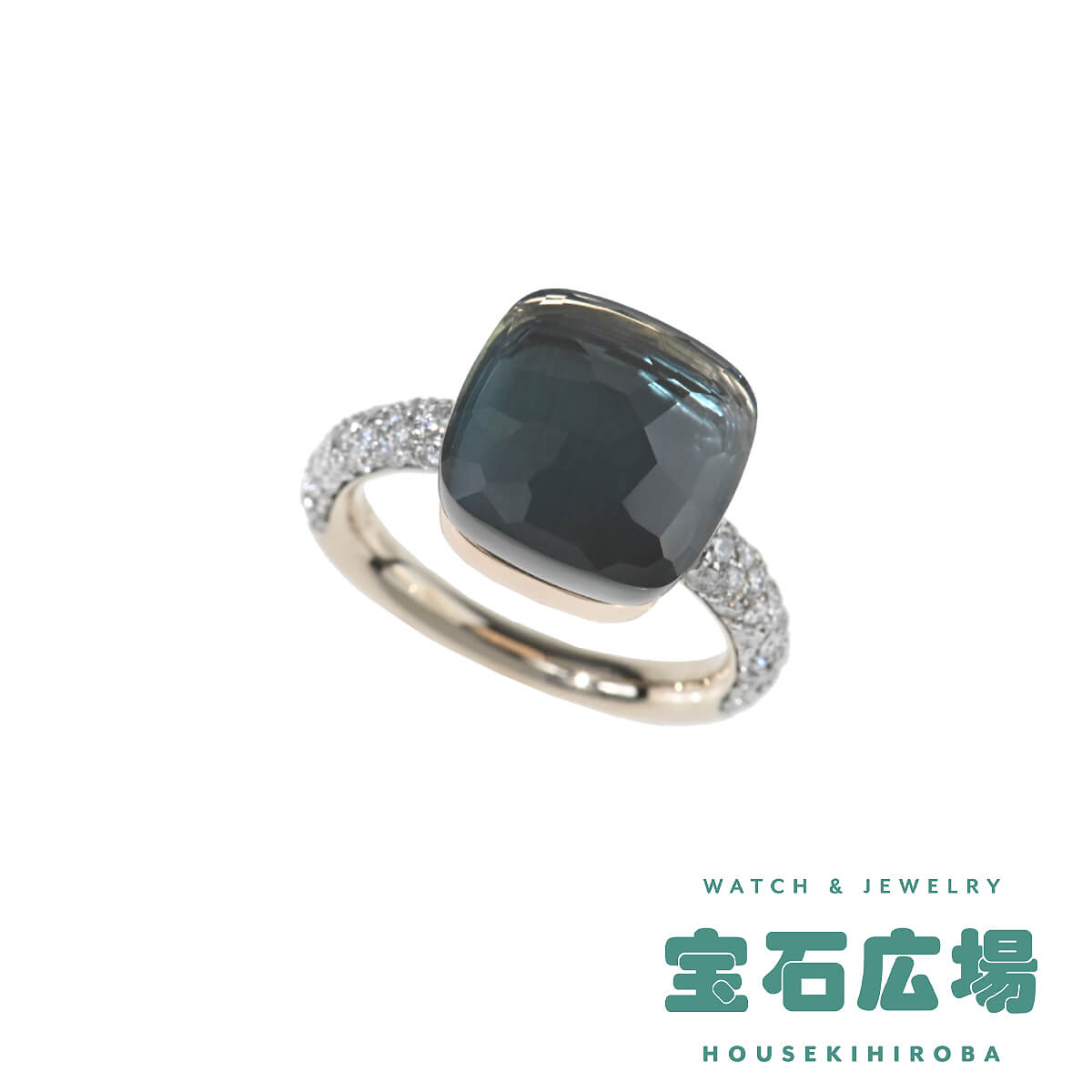 ポメラート Pomellato ヌードマキシ ロンドンブルートパーズ・パヴェ