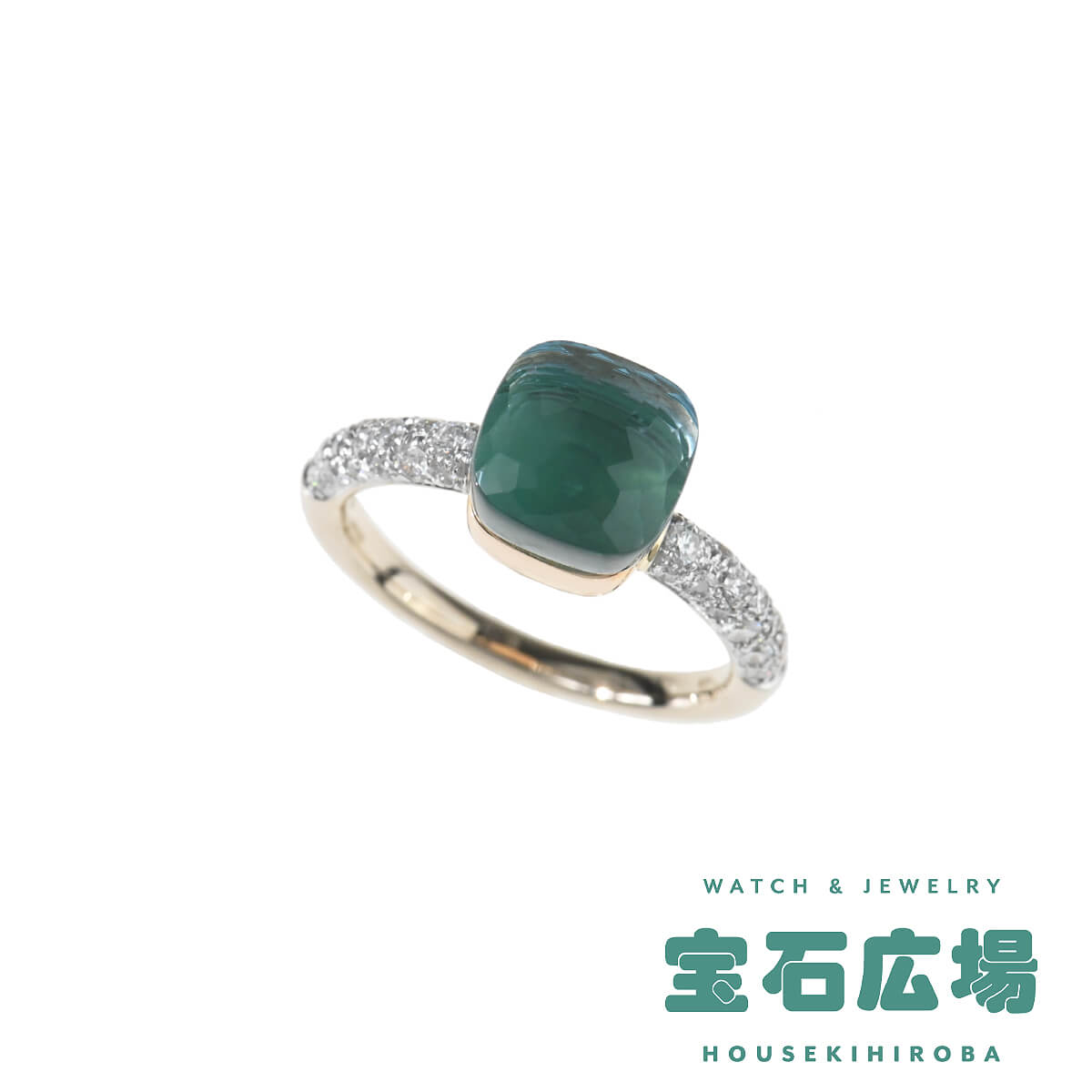 ポメラート Pomellato ヌード ディープブルー プチ スカイブルートパーズ・メノウ・パヴェダイヤ リング PAB7040_O6WHR_DB0OY 新品 レディース ジュエリー