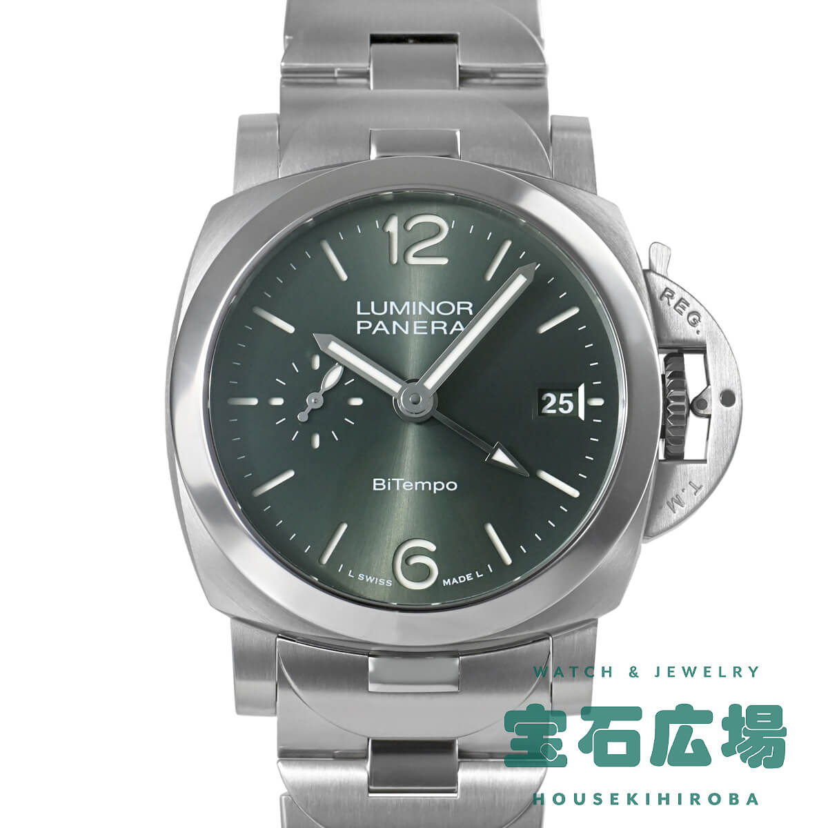 �p�l���C PANERAI ���~�m�[�� �N�A�����^ BiTempo PAM01640 �V�i �����Y �r���v