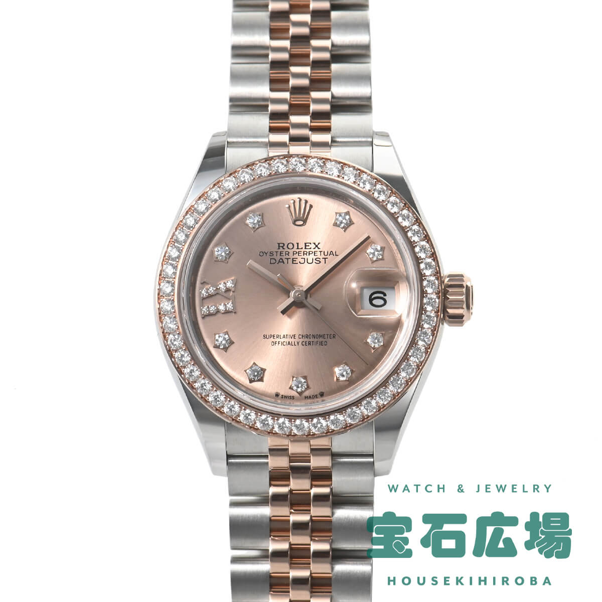 ロレックス ROLEX レディ デイトジャスト28 279381RBR 新品 レディース 腕時計 : rx3102 : 宝石広場ヤフー店 - 通販 -  Yahoo!ショッピング