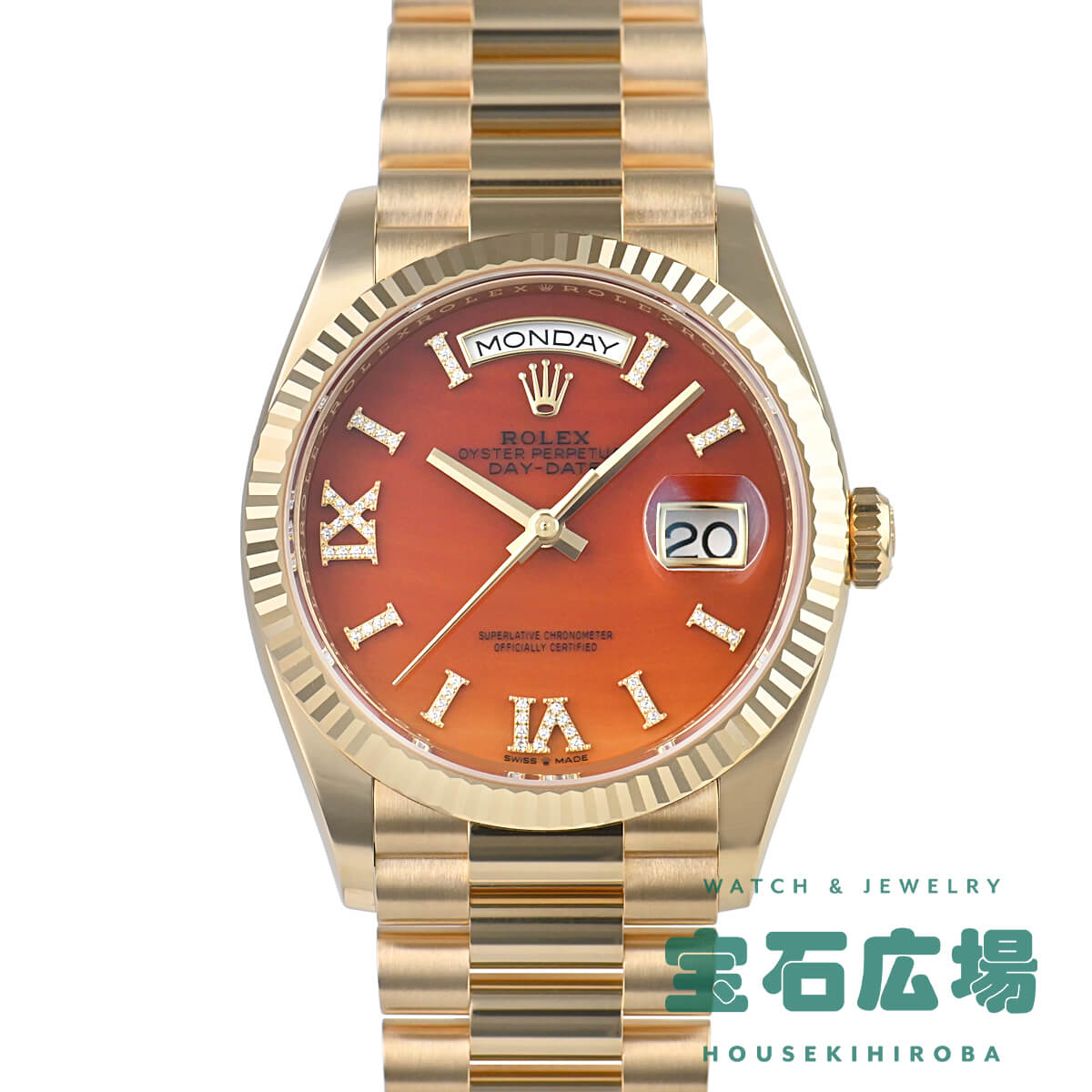 ロレックス ROLEX デイデイト36 128238 新品 メンズ 腕時計