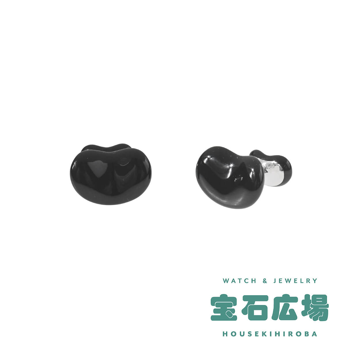 ティファニー TIFFANY＆Co. エルサ・ペレッティ ビーン ブラックジェイド カフリンクス 14195599 新品 ユニセックス ジュエリー