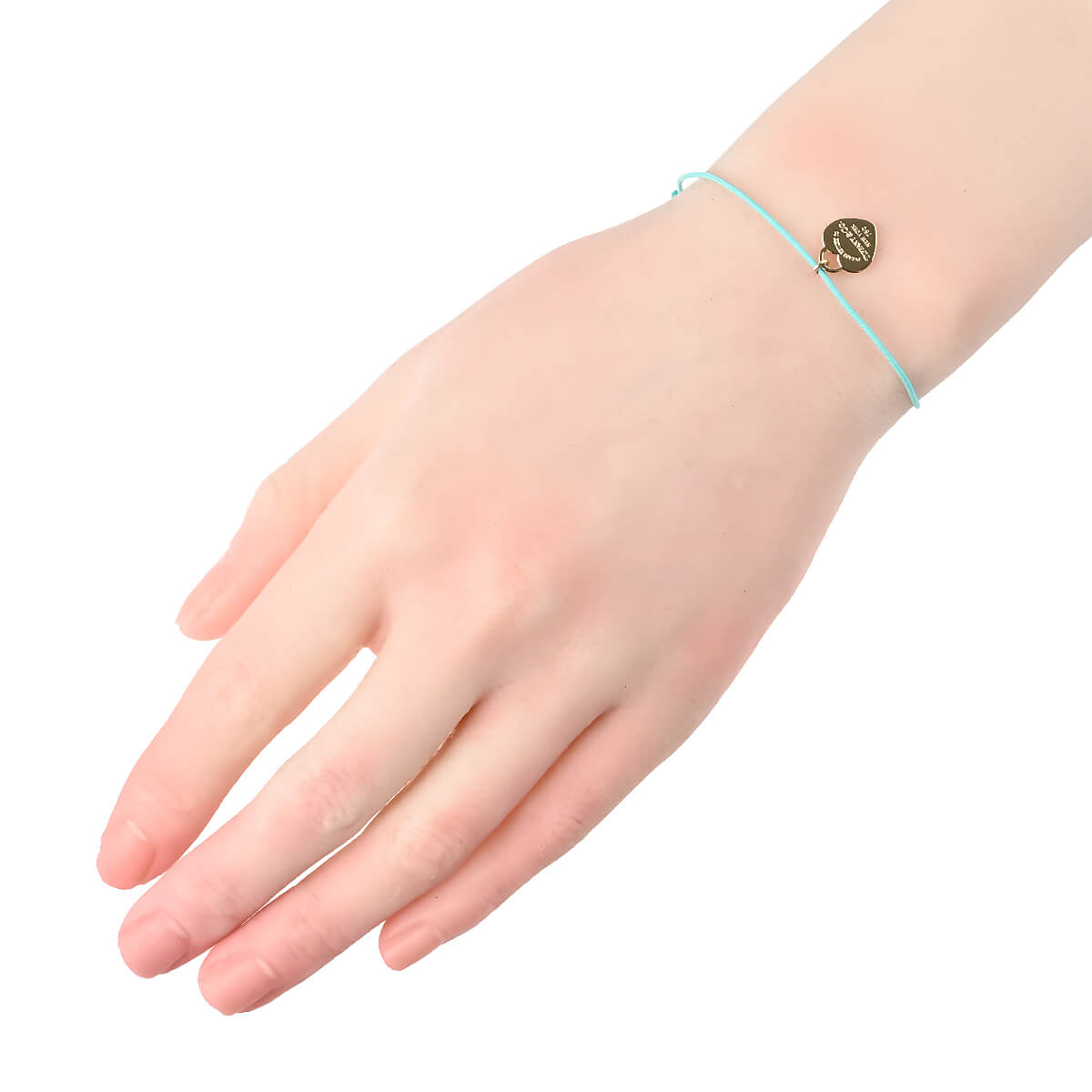 ティファニー TIFFANY＆Co. リターントゥティファニー ハートタグ（ミニ） 再生ポリエステルコードブレスレット（XSMD）オンライン限定の画像