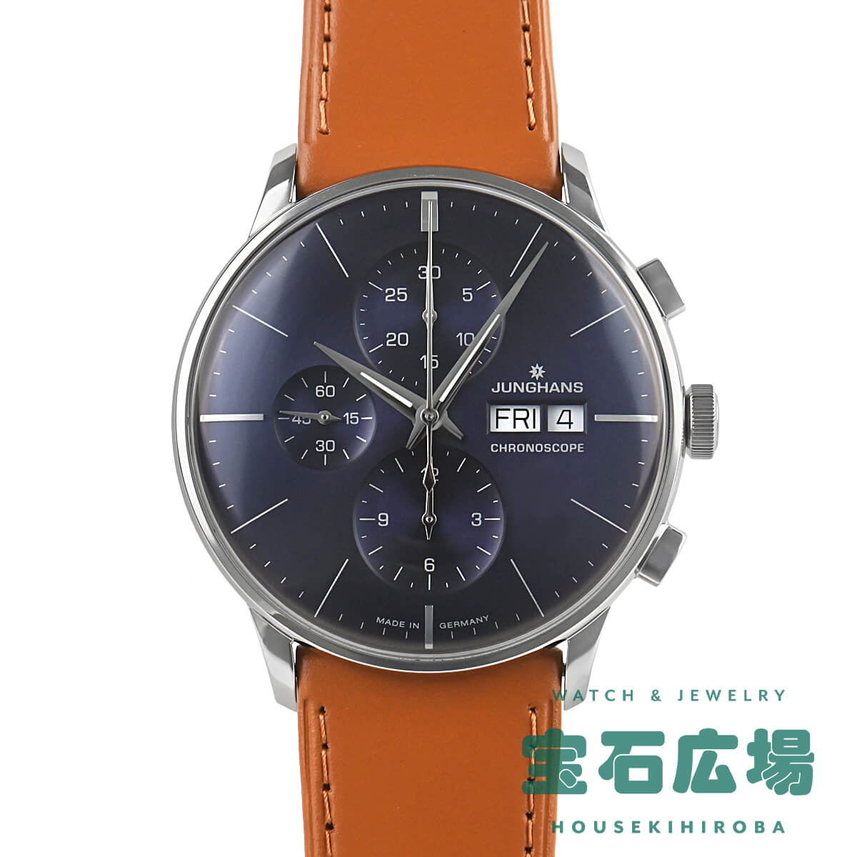 ユンハンス JUNGHANS マイスター クロノスコープ 027/4526.03 新品 メンズ 腕時計