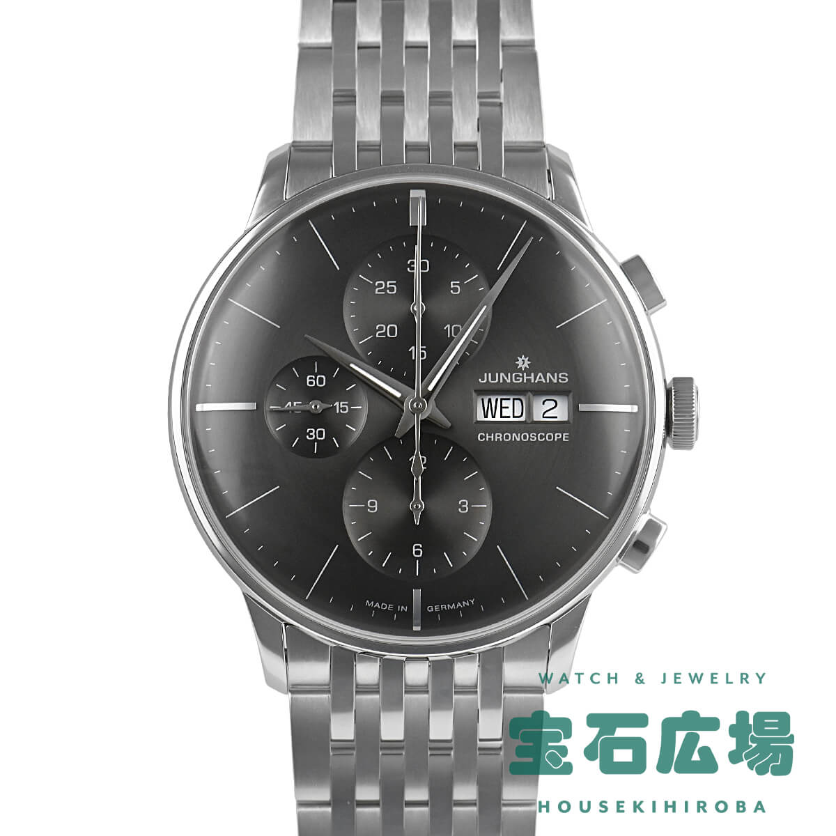 ユンハンス JUNGHANS マイスター クロノスコープ 027/4324.47 新品 メンズ 腕時計