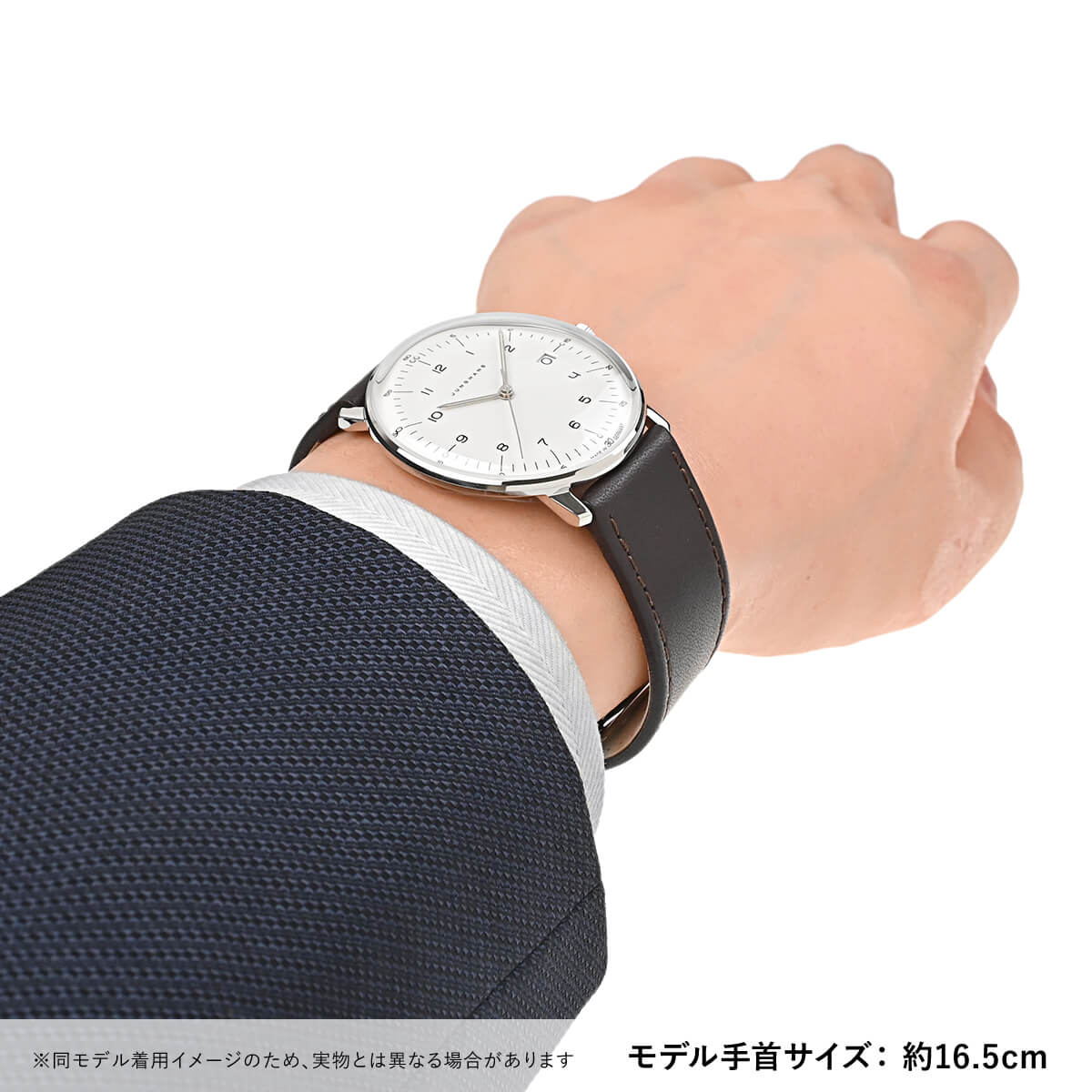 ユンハンス JUNGHANS マックス・ビル クォーツ 041/4461.02(041 4461 02) 新品 メンズ 腕時計の画像
